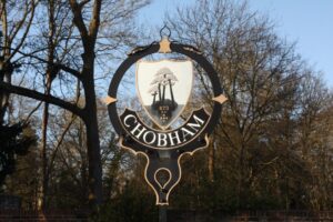 Photo of chobham sign